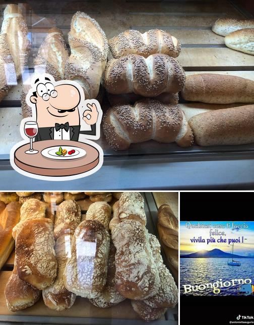 Questa è la foto che presenta la cibo e esterno di Panificio D'Arpa