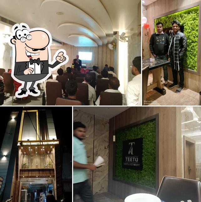 The interior of Teetu sweets and restaurant