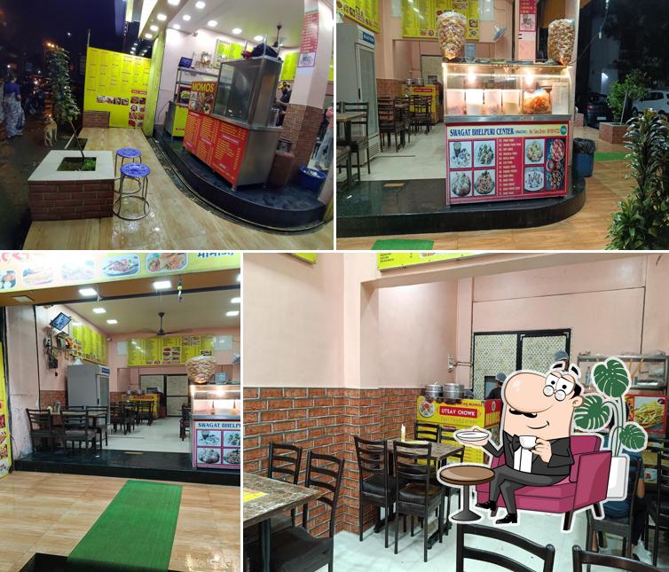 The interior of Utsav chowk fast food corner