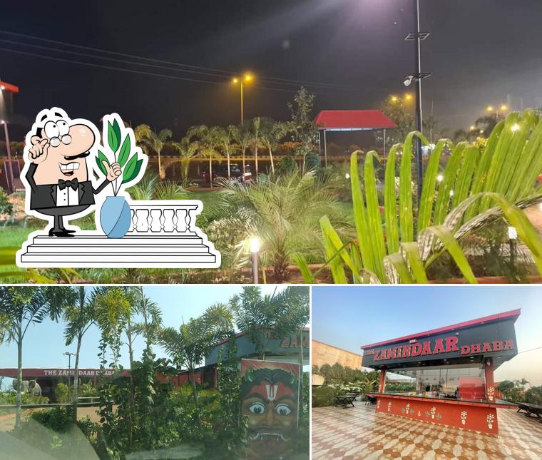The exterior of ZAMINDAAR DHABA