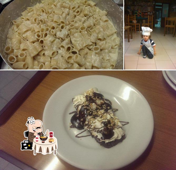 La immagine di cibo e interni da Sasso Bianco