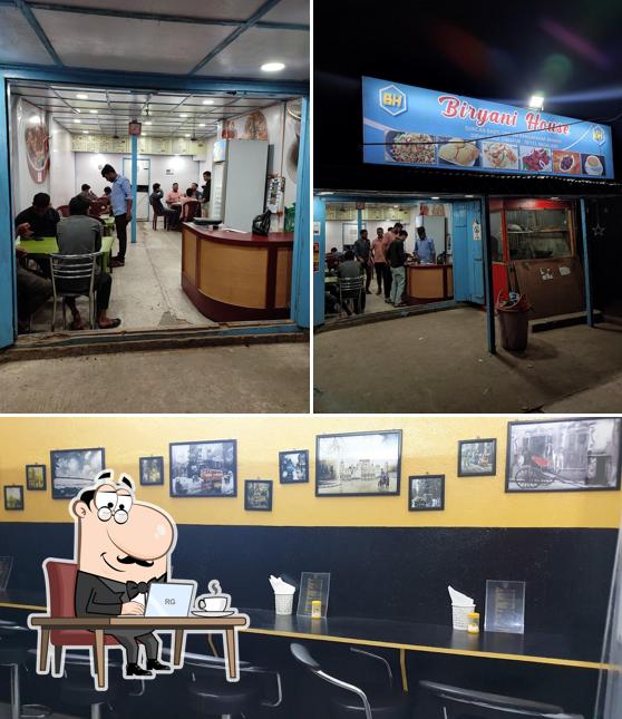 The interior of BIRYANI HOUSE