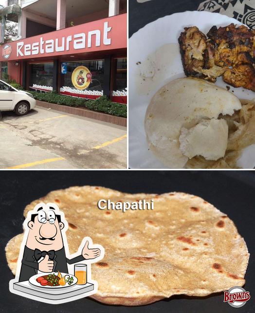 Food at Brown's Restaurant