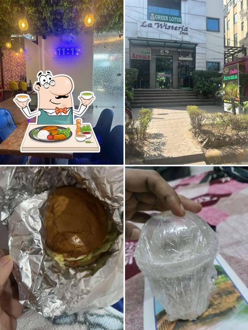Food at Cafe Aroma