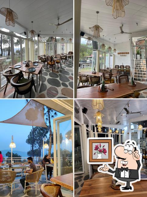 The interior of The AMIGOS Experience Pizzeria Best Restaurant in Kasauli Speciality Coffee & all day dining