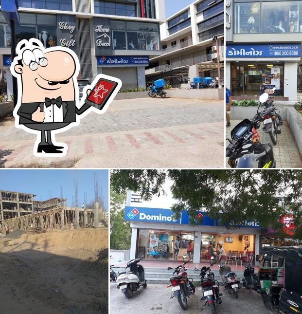 The exterior of Domino's Pizza Panchot Circle, Mehsana