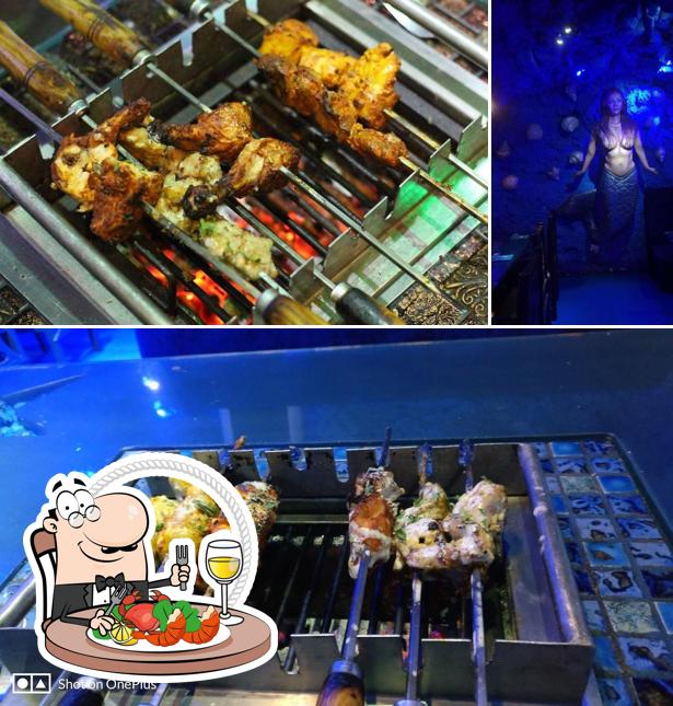 Get different seafood items available at Jungle Jamboree