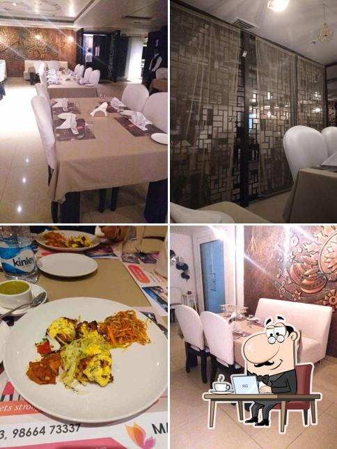 The interior of Madhura- Multi Cuisine Restaurant