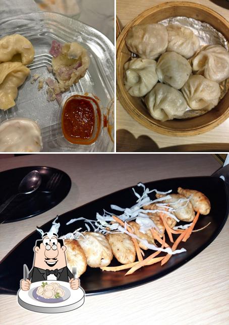 Dumplings at Momo Magic Cafe