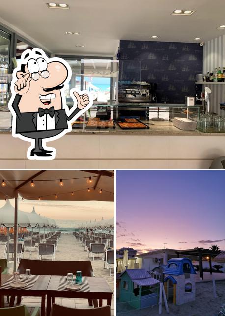 La interni e esterno del ristorante