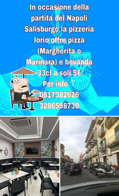 Gli esterni di pizzeria e trattoria iorio