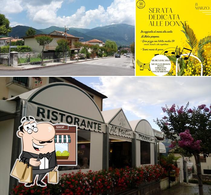 Guarda gli esterni di Ristorante Pizzeria al Molin