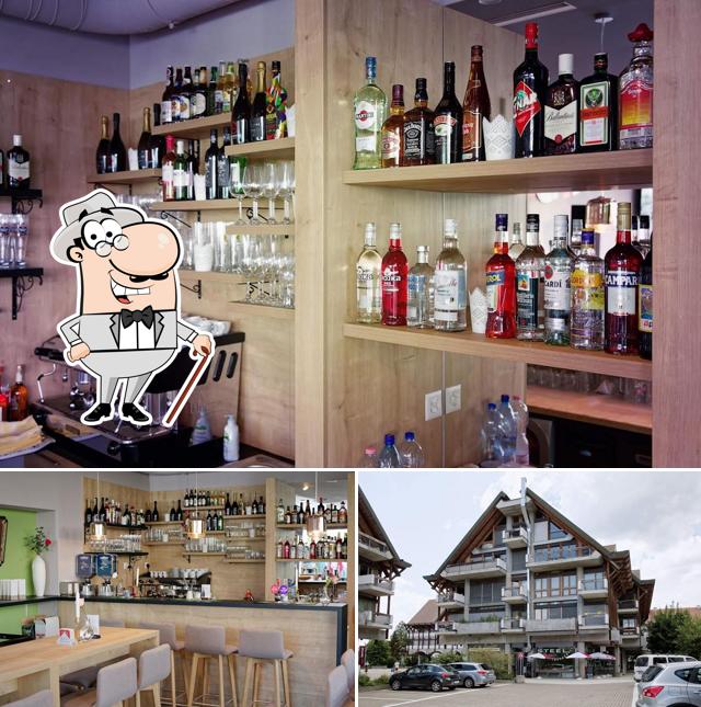 Tra le diverse cose da Steel - BAR - CAFE - GELATERIA si possono trovare la esterno e interni
