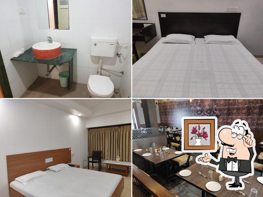 Take a seat at one of the tables at Purnima Regency