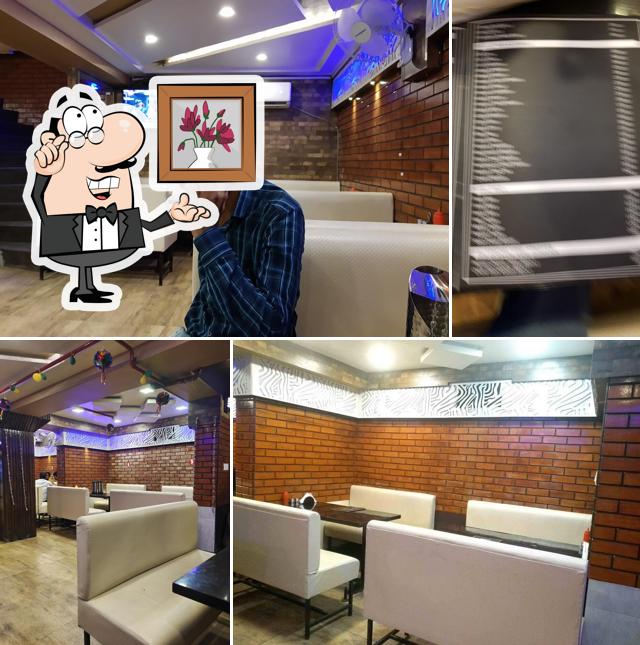 The interior of Raj Restaurant