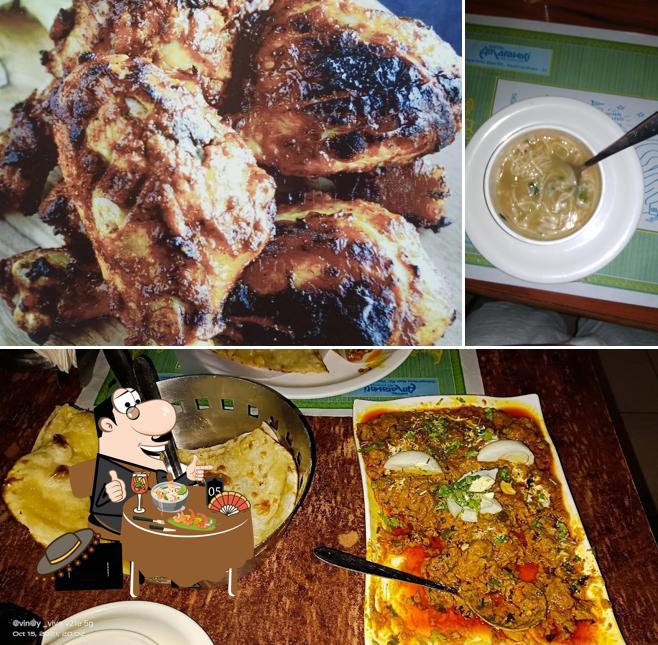 Food at Hotel Amaravathi