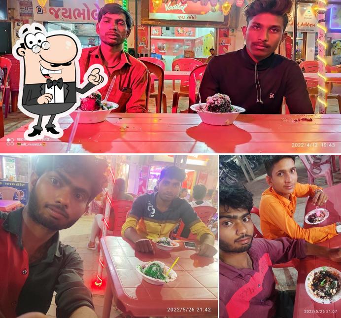 The interior of Jay Bhole Food Street