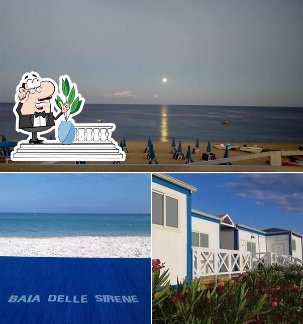 Gli esterni di Lido Baia delle Sirene