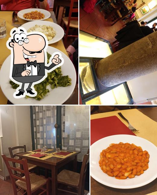 Gli interni di Trattoria Sant'Omobono