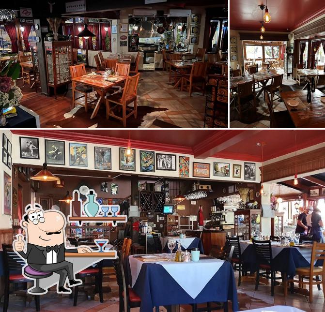O interior do Restaurante Libertango Parrilha Argentina