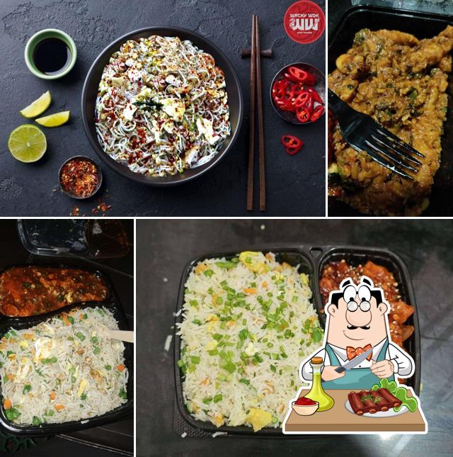 Baby back ribs at Wacky Wok