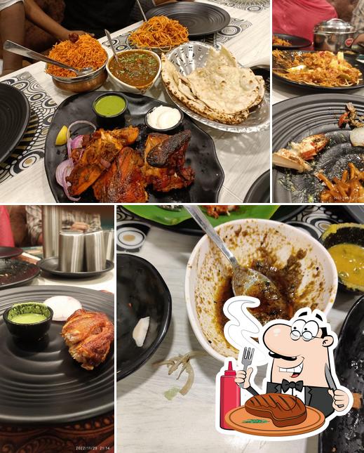 ANYOS KITCHEN offers meat dishes