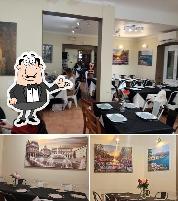 Gli interni di Bar Pinseria O' Bacciara Genova