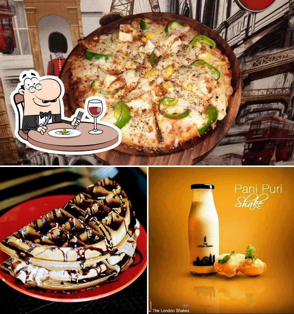 The restaurant's food and beverage