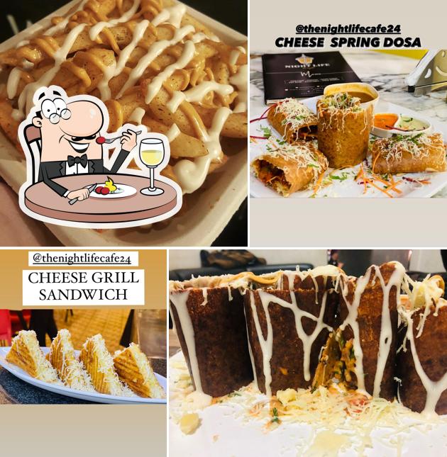 Food at The Night Life Cafe
