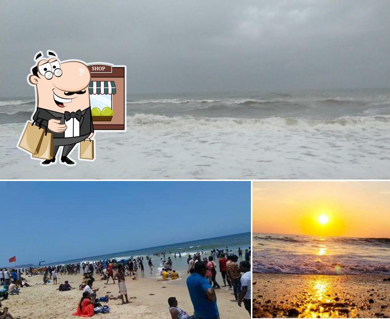 Among different things one can find exterior and food at Goa