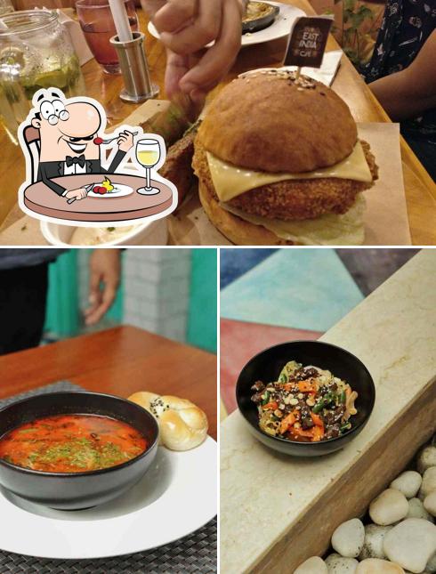 Food at East India Street Café