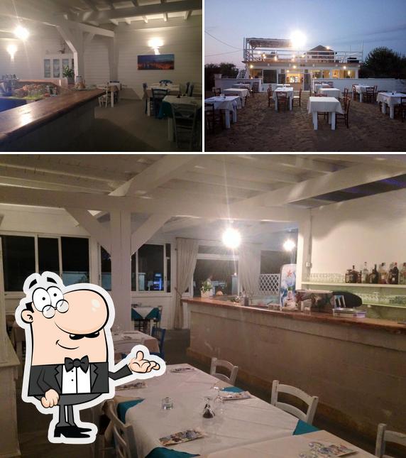 Gli interni di Onda Marina - Trattoria e Pizza Napoletana Ugento