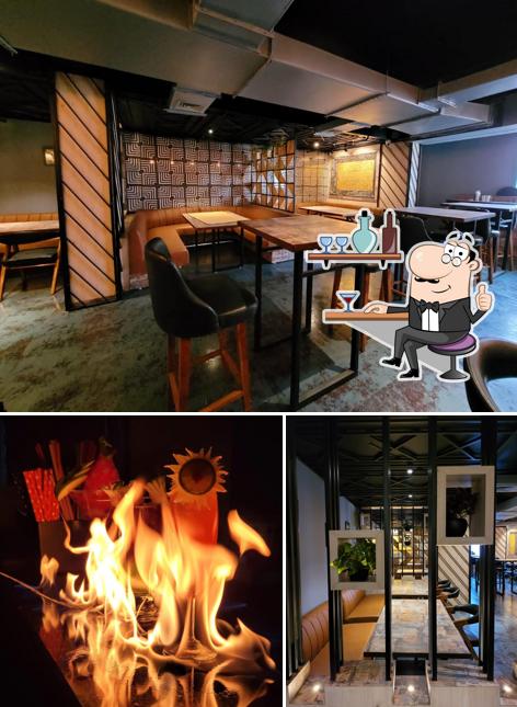 The interior of COAL DENSITY BAR