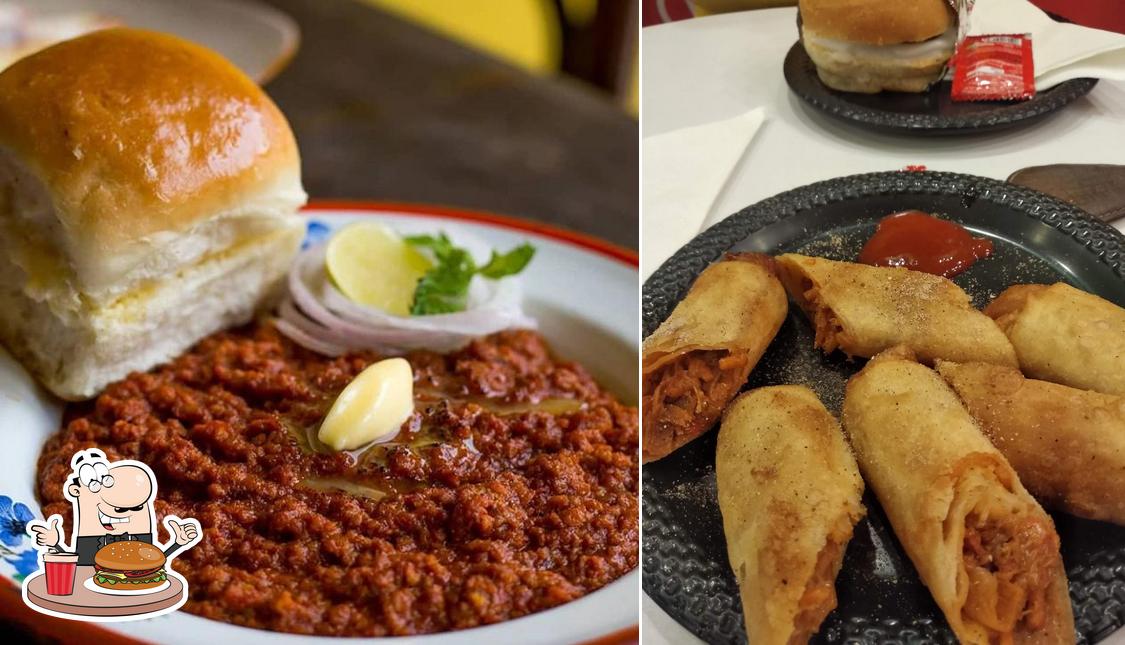 Order a burger at Bollywood Town