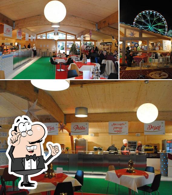 Gli interni di Chalet Italia