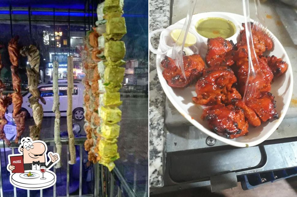 Food at K K Kebab Corner restaurant