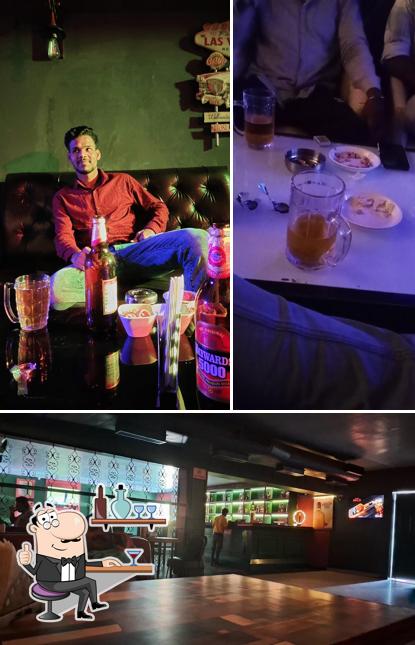 The interior of Platinum bar and restaurant