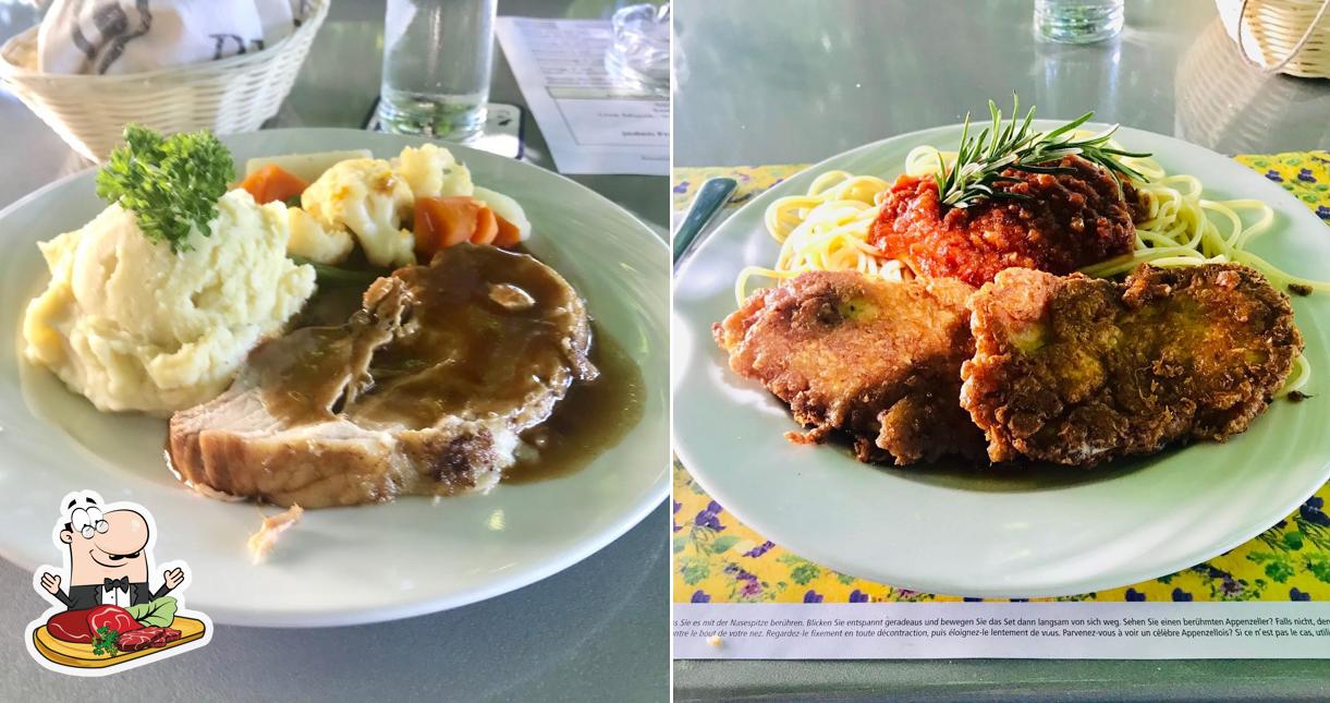 Restaurant Schützenhaus serve piatti di carne