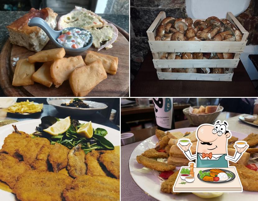 Platti al Trattoria Alle due Torri