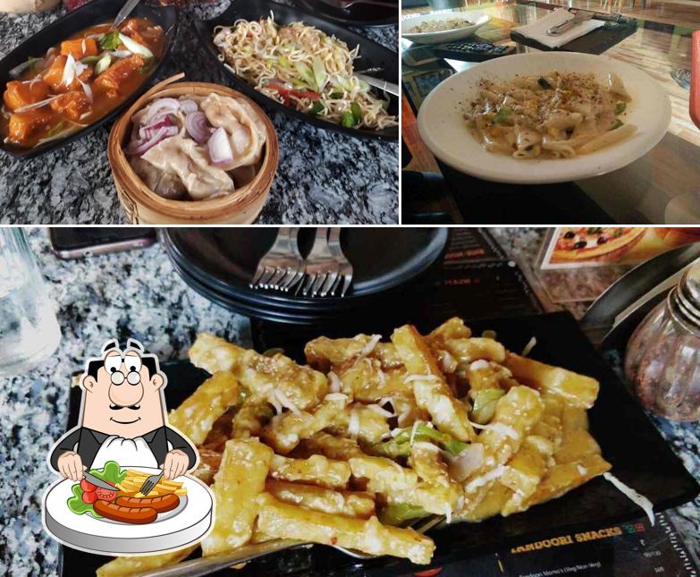 Food at Cafe Headquarters