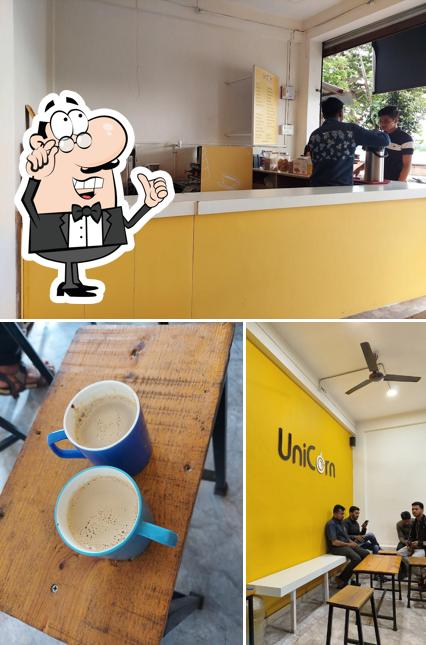 The interior of Cafe Unicorn Your stress free zone