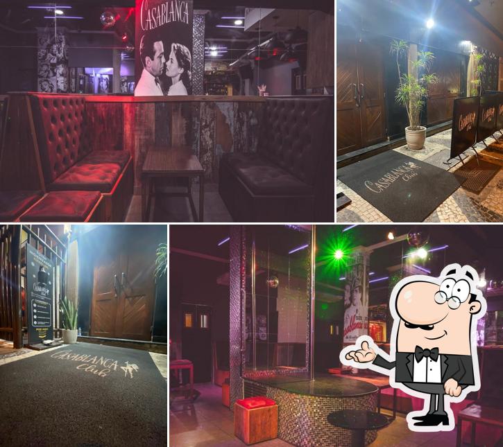 Veja imagens do interior do Casablanca Night Club