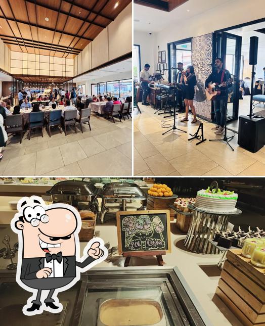 Take a seat at one of the tables at Kava - Fairfield by Marriott Goa Benaulim