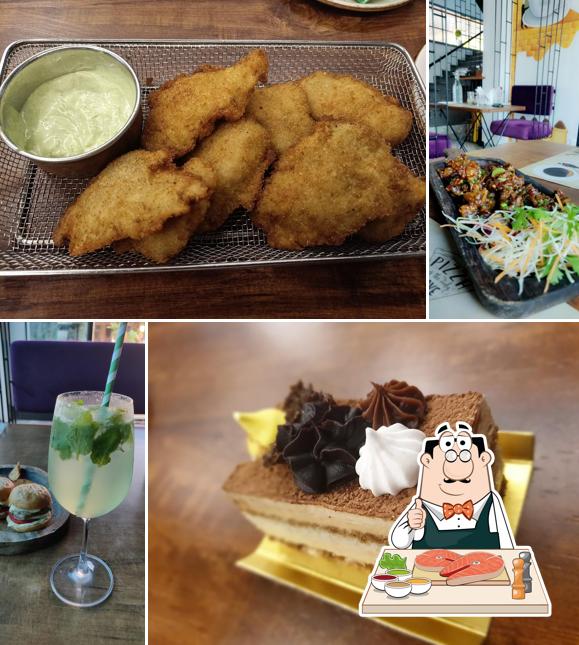 Fish and chips at Kava Cafe Vijayawada