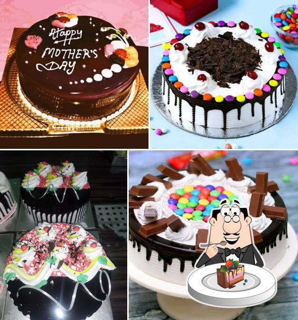 Chocolate cake at Maheshwary Bakery