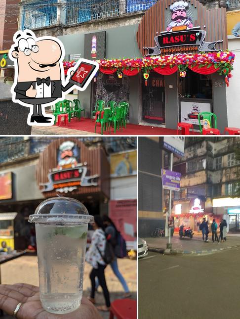 The exterior of Rasu's The Spice Station pure veg