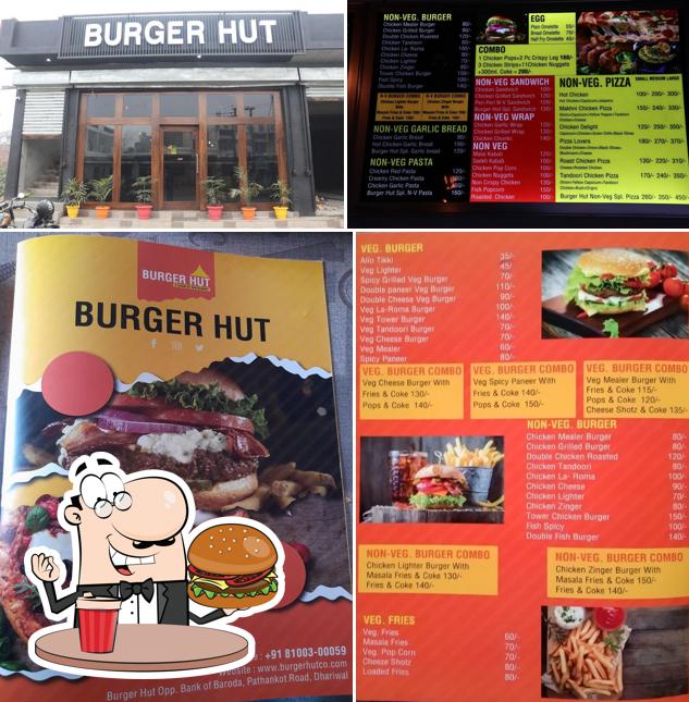 Order a burger at Burger Hut - Dhariwal