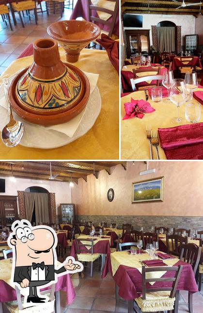 Gli interni di L’oasi del ristoro