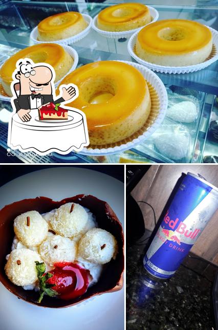 Padaria Nova Pedagio Eat Place provê uma variedade de sobremesas