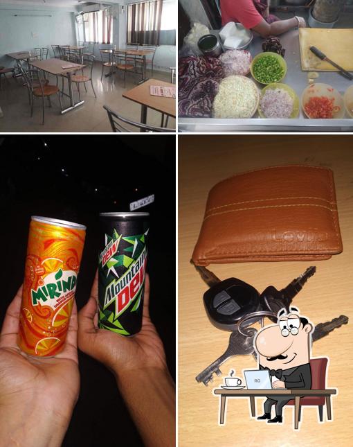 The interior of Shree Chatpata Corner Pure Veg Restaurant